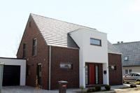 Modernes Massivhaus Fertighaus in Greven, NRW, Münsterland, Hagemeister, Glattpfanne, PV, KfW 55, Erdwärme
